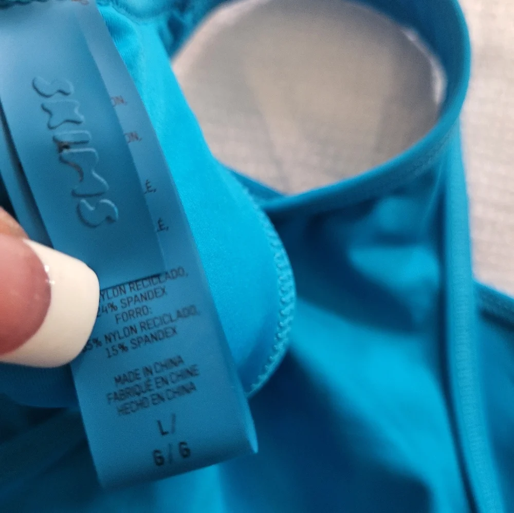 Skims High Neck Swim Top/ Sports Bra
